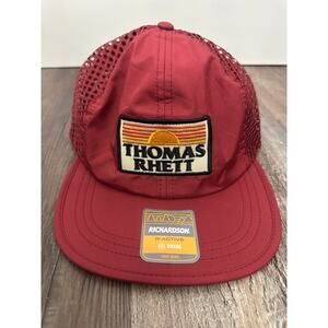 Thomas Rhett Concert baseball hat in mesh maroon